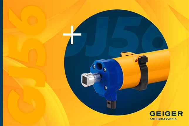 Geiger GJ56 – nový motor pro žaluzie